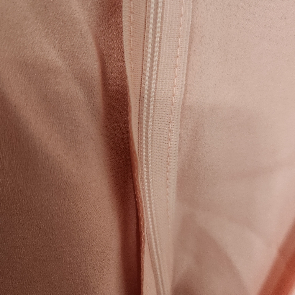 Pink, white, and black jumpsuit. Polka dots on bottom. Pink blouse, shor… - Picture 4 of 6